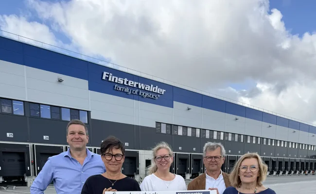 Spedition Finsterwalder spendet 12.200 Euro