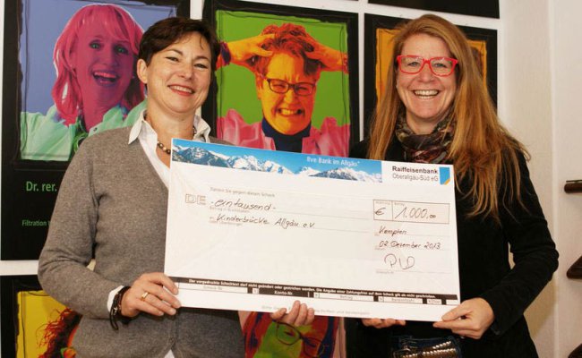 KAD Kongresse & Events spendet an Kinderbrücke Allgäu