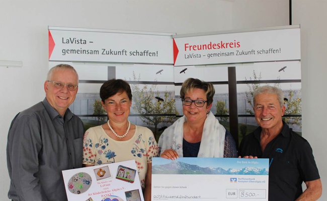 Großzügige Spende an LaVista