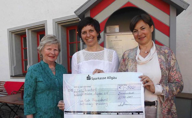 Hilfe für die Region vom Frauenbund Seifriedsberg-Ofterschwang